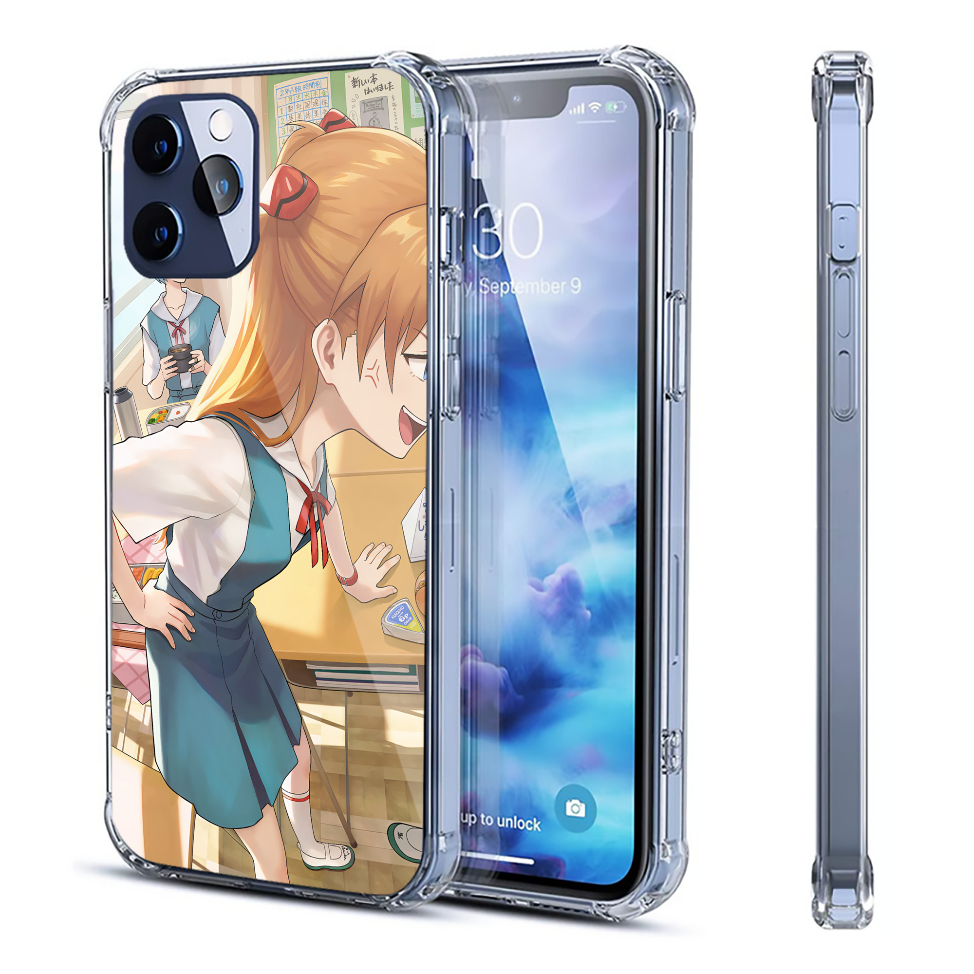 （画像用） EVA 新世紀エヴァンゲリオン 【iPhone 12シリーズ対応】透明スマホケース（クリアソフトケース）